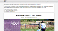 Desktop Screenshot of cascadedafoinstitute.com